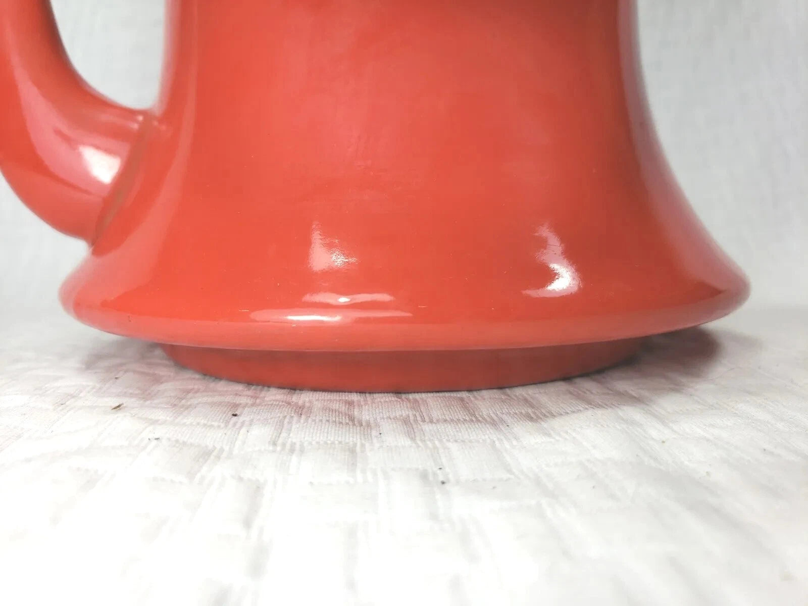 VTG Retro Asahi Japan Red Enamelware Tea Pot Kettle Rattan Wrap Handle | eBay