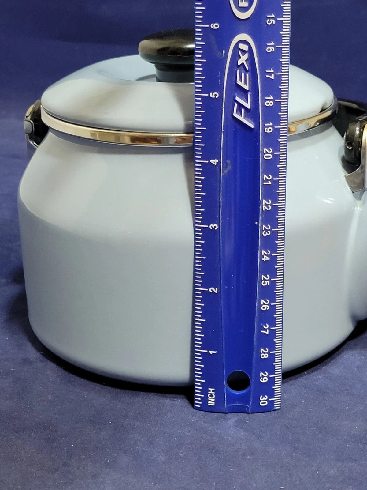 Vintage Siam Fuji Ware Light Blue Enamel Teapot | eBay