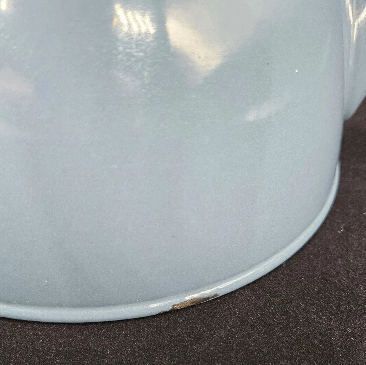 VTG Blue Enamel Teapot Kettle w/Wood Handle Kitchen Home Decor Simple Country | eBay