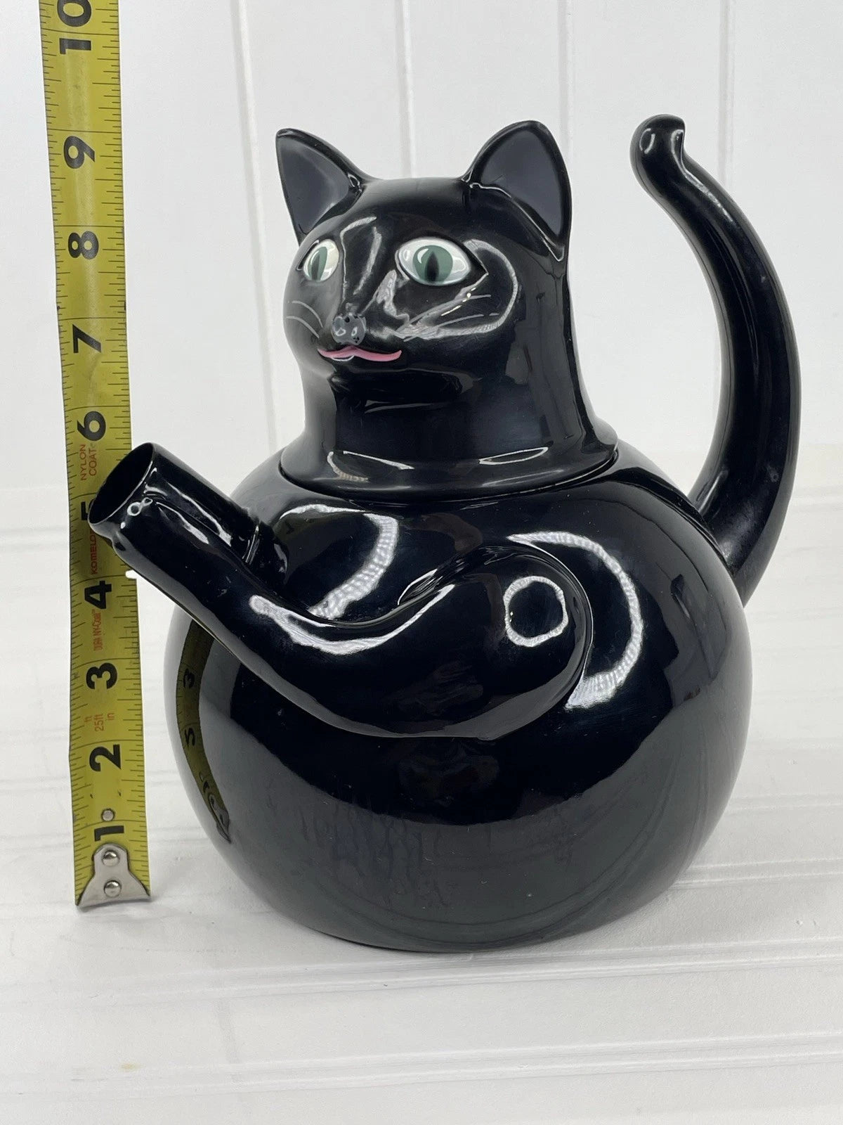 VTG 80s COPCO Black Cat TEA KETTLE Enamel on Steel 2.5 Quart Tea Pot Rare | eBay