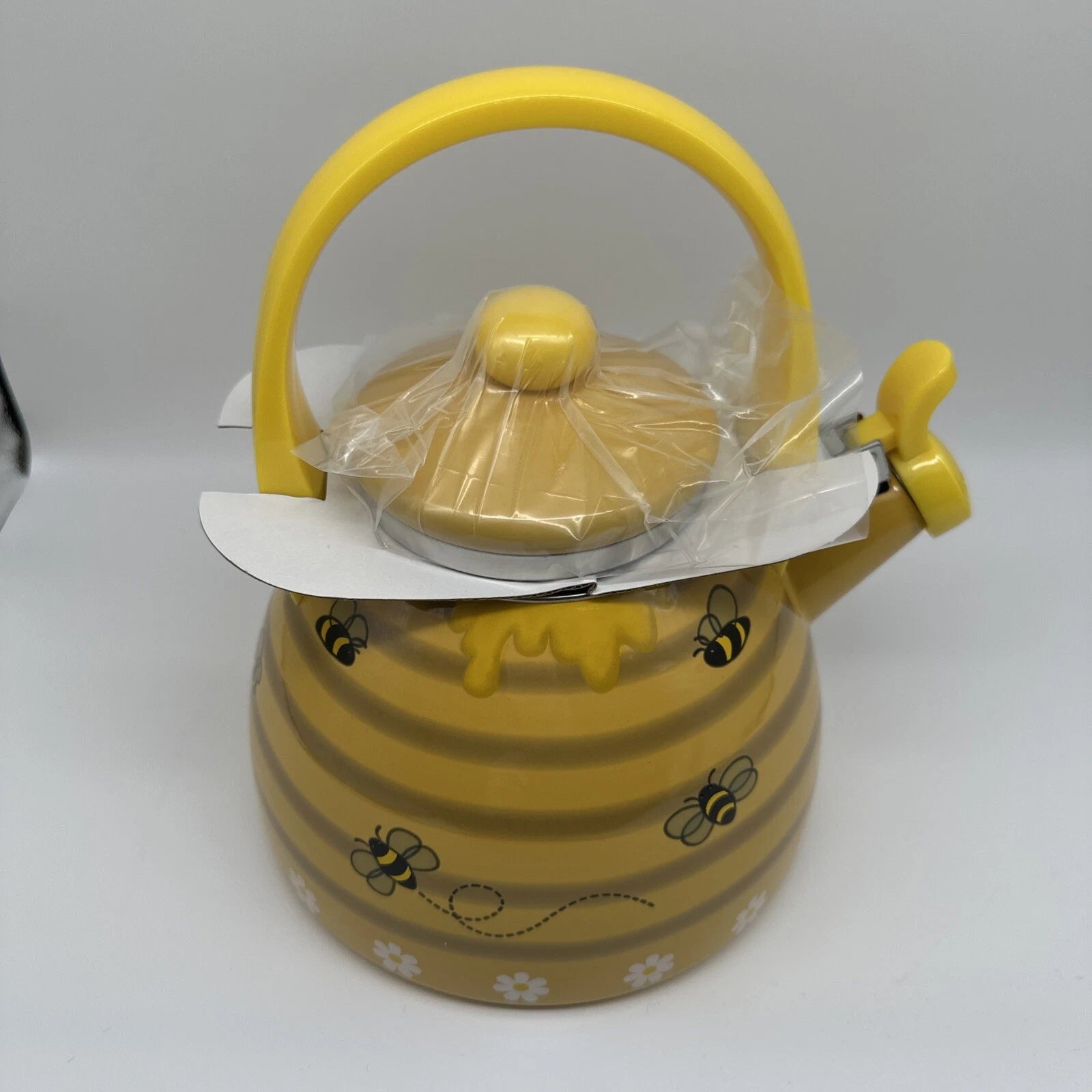 Whistling Stovetop Enamel on Steel Beehive Teakettle Tea Kettle | eBay