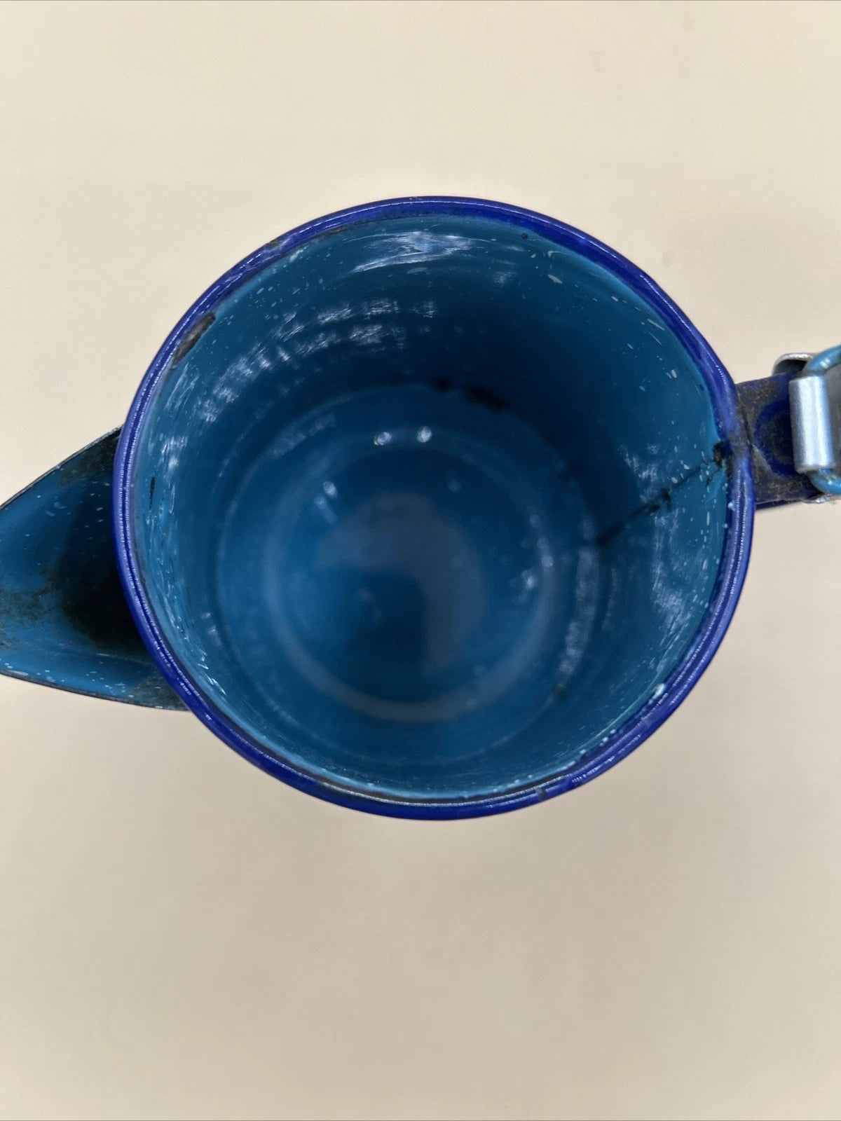 Vintage small teapot. Blue-white speckled. Enamel ware. Good Condition. | eBay
