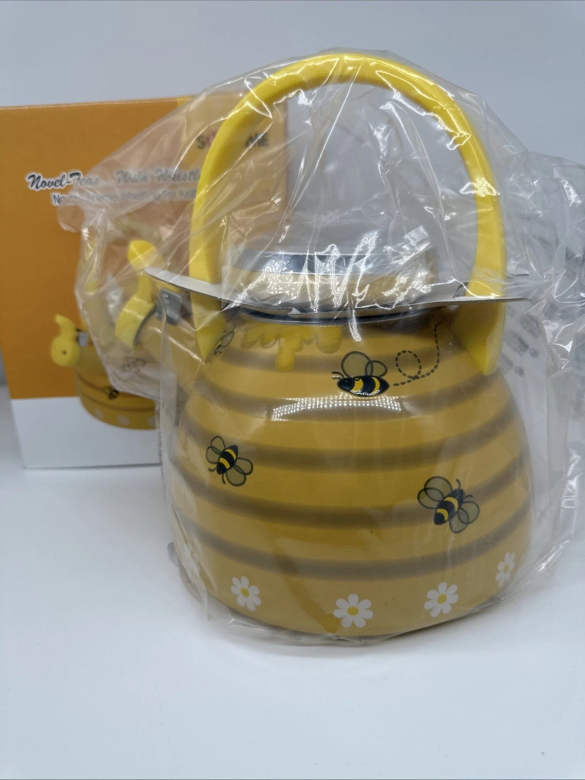 Whistling Stovetop Enamel on Steel Beehive Teakettle Tea Kettle | eBay