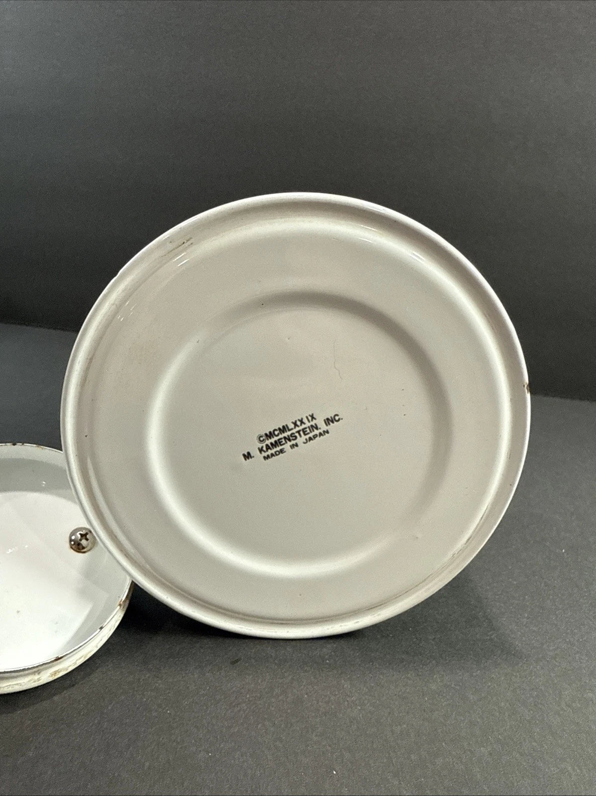 Vintage Kamenstein White Red Checker Enamel Tea Kettle Tea Pot MCM RARE | eBay