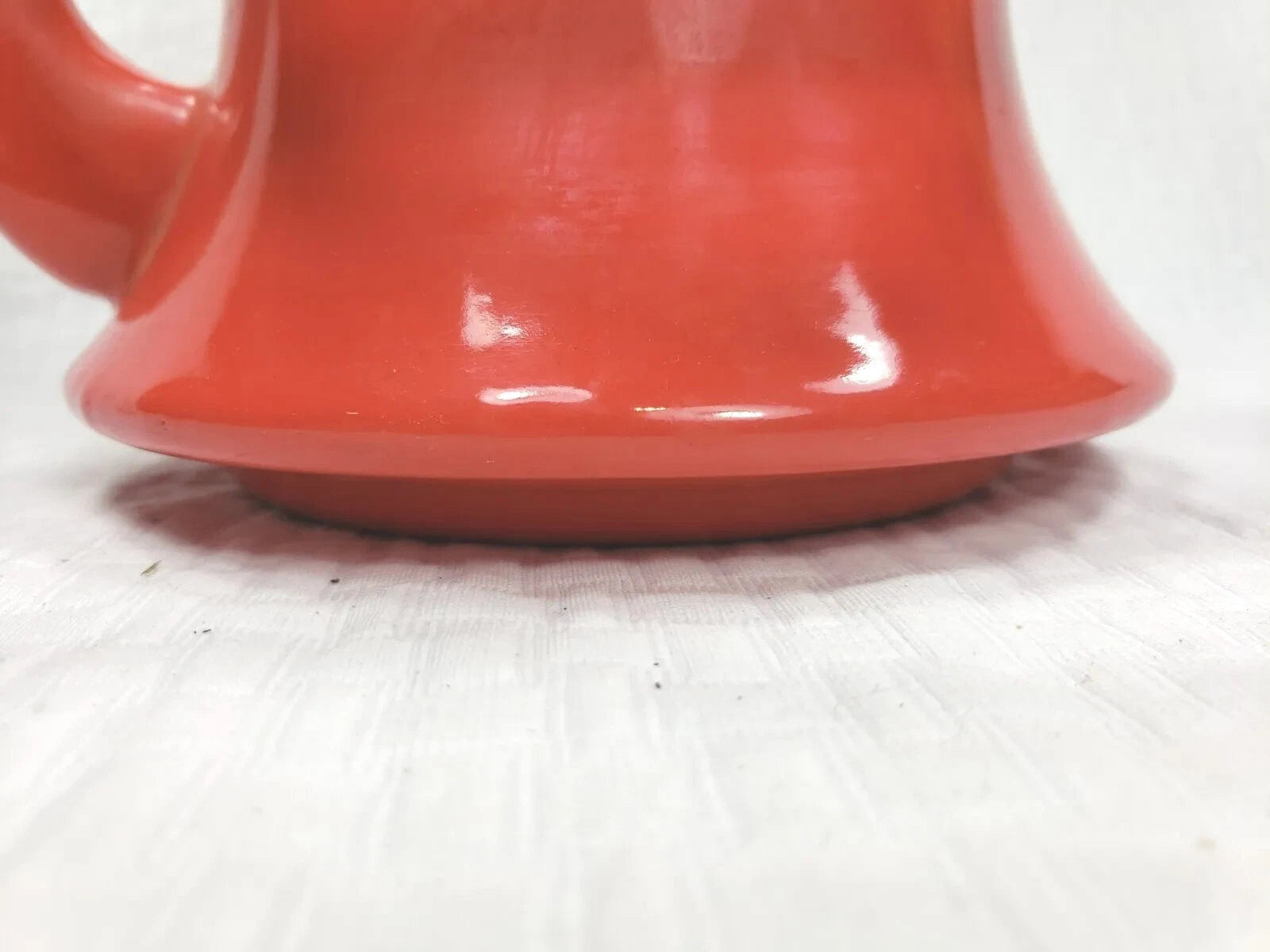 VTG Retro Asahi Japan Red Enamelware Tea Pot Kettle Rattan Wrap Handle | eBay