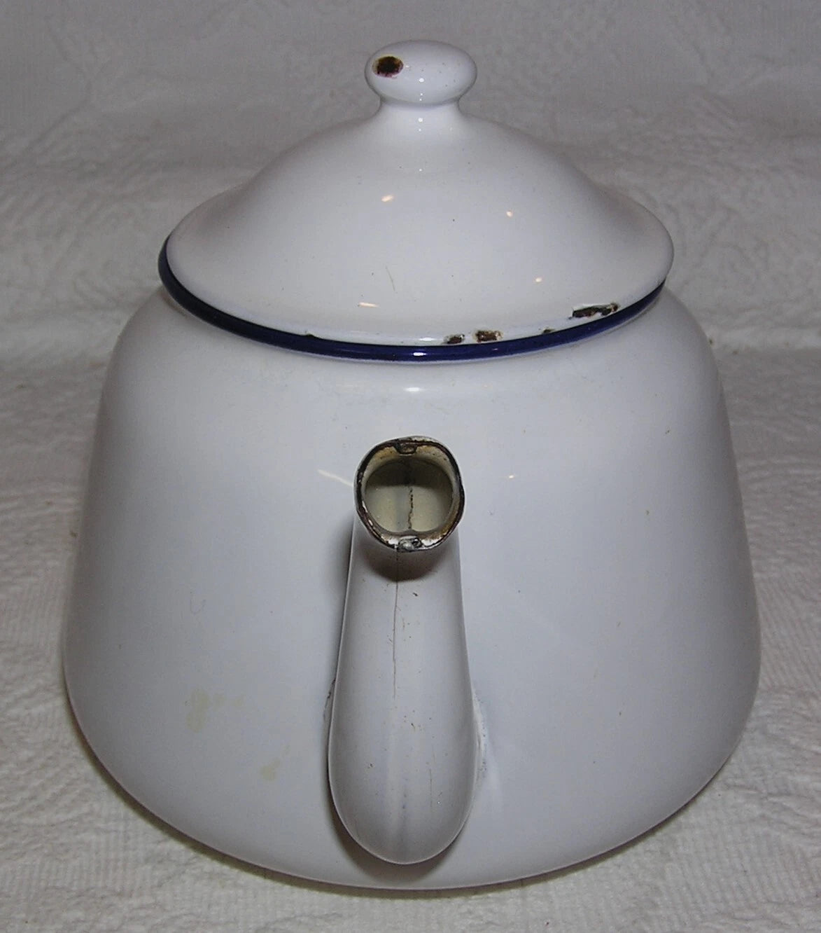 Vintage Kockums KER Sweden Blue & White Enamelware Tea Pot Kettle - 1 liter | eBay
