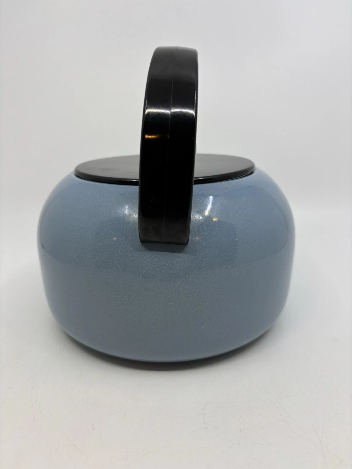 Whistling Tea Kettle Pot Blue Enamel 1.5 qt. Made in Japan Possibly Kamenstein | eBay
