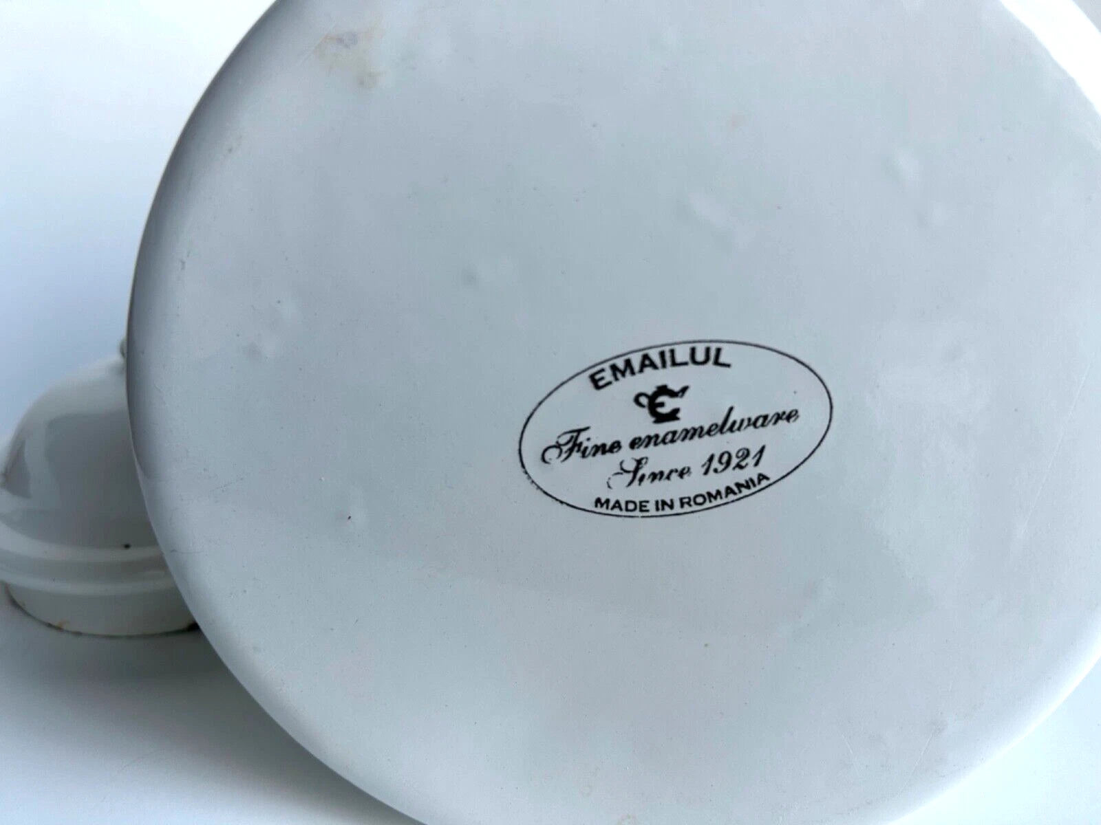 White & Black Enamel Tea Pot, Romania Teapot, Farmhouse Garden Pot | eBay