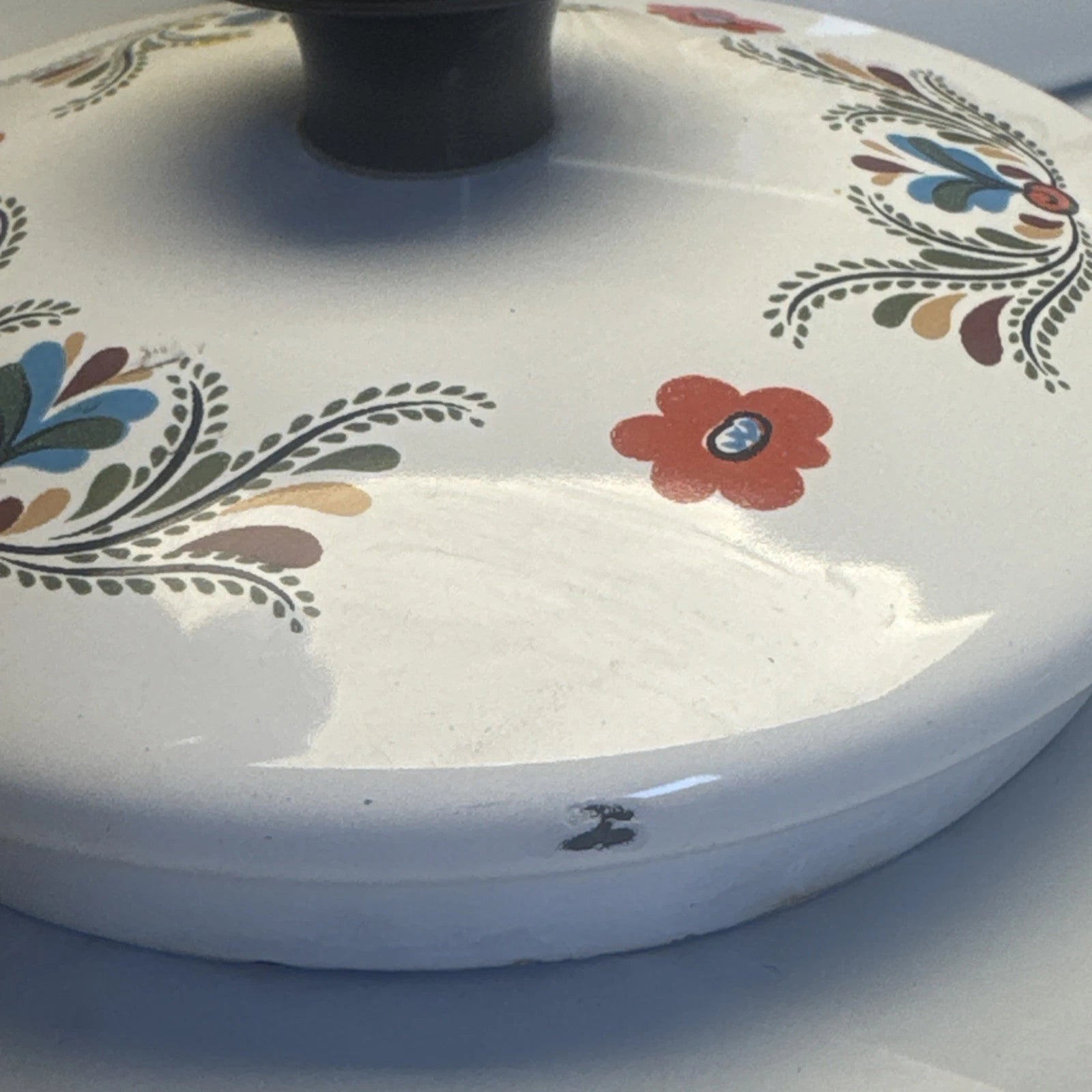 Vintage WHITE ENAMEL COUNTRY DUTCH FARMHOUSE TEAPOT/ KETTLE W/ LID, MCM | eBay