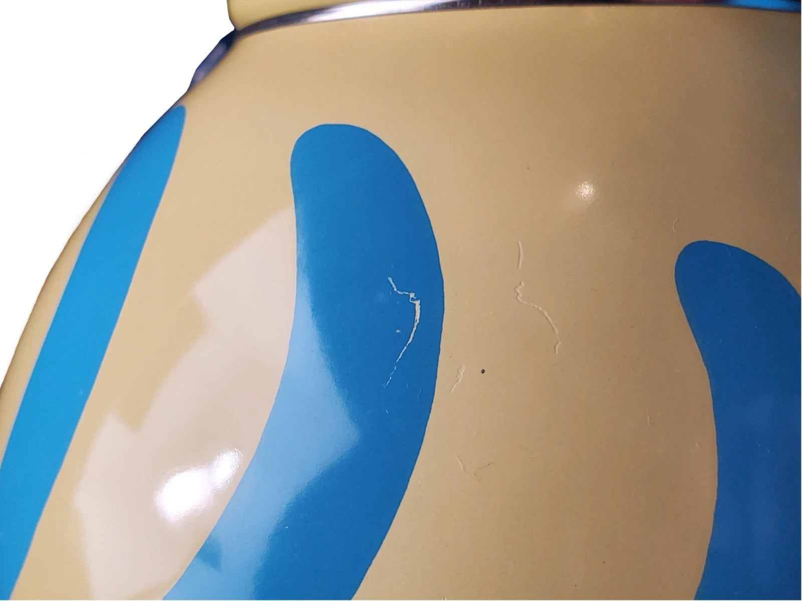 Vtg MM Kamenstein Whistling Kettle Tea Pot Enamel Flounder Fish Anthropomorphic | eBay