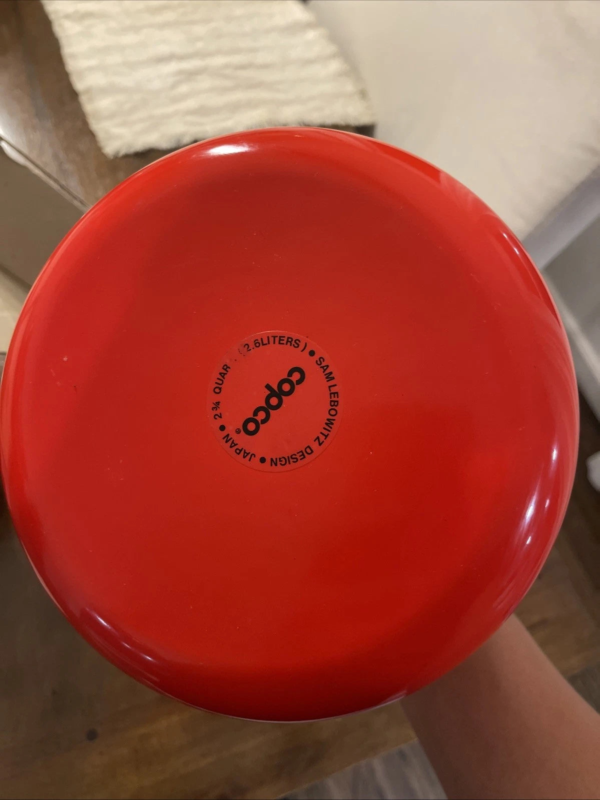 Vtg Copco Sam Lebowitz Whistling Teapot Kettle Retro Modernist Enamel Red ! | eBay