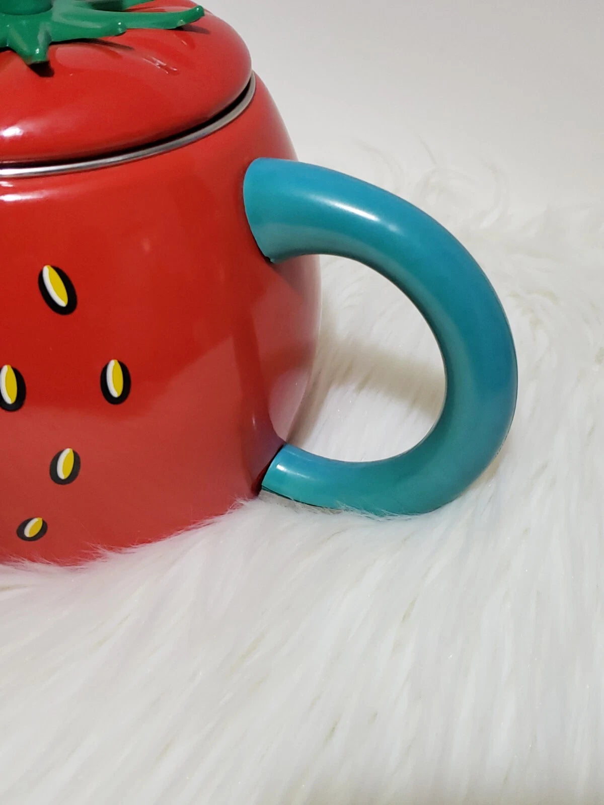 VINTAGE Kamenstein Enamel Strawberry Tea Kettle Teapot 1993 | eBay