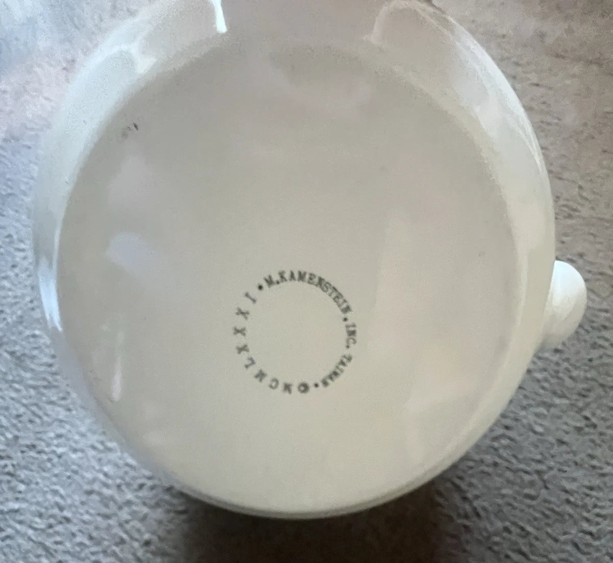 VTG M. KAMENSTEIN ENAMEL FLORAL TEAPOT/KETTLE W BRASS & WOOD HANDLE | eBay