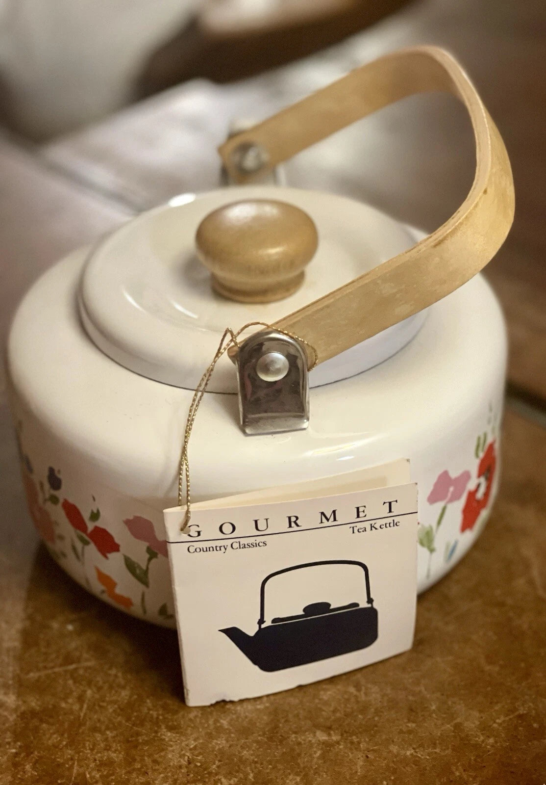 “Flower Garden” Early Spring Enamel Ware Teapot 1985 Gailstyn Sutton Made Taiwan | eBay