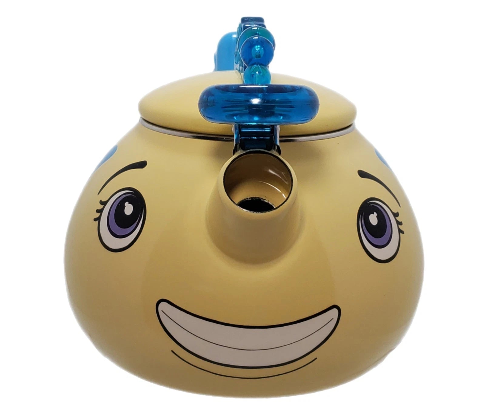 Vtg MM Kamenstein Whistling Kettle Tea Pot Enamel Flounder Fish Anthropomorphic | eBay