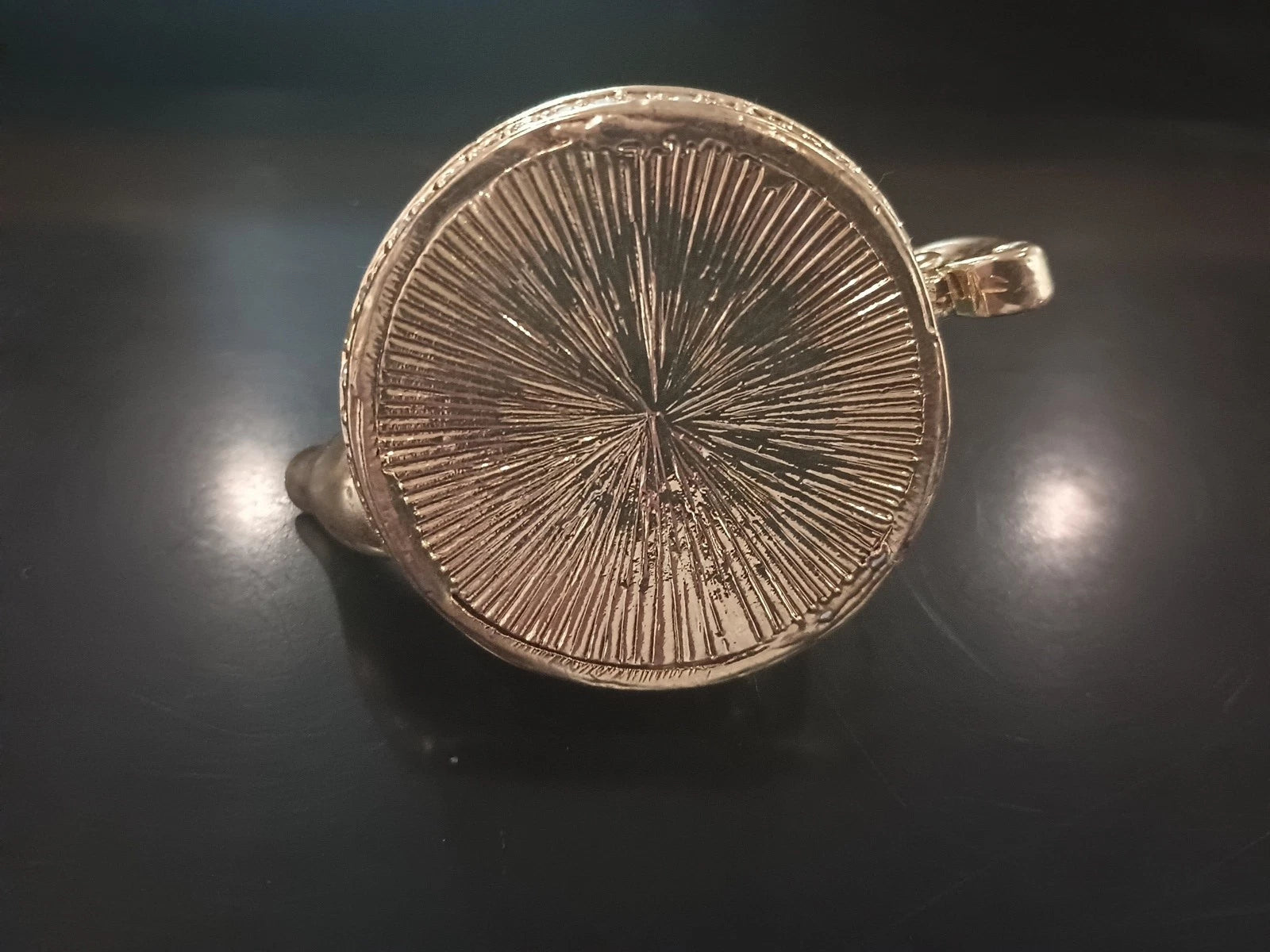 Vintage Painted Enamel Miniature Teapot Trinket Dish NEW In Box | eBay