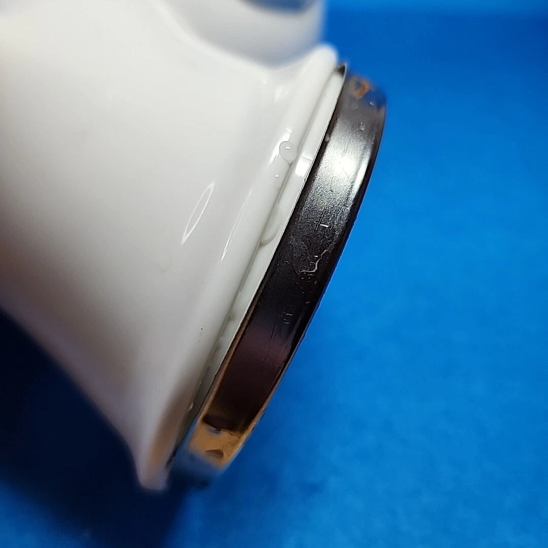 Vtg Enamelware Teapot Cat Mouse Whistling Tea Kettle White Tail Handle Enamel | eBay