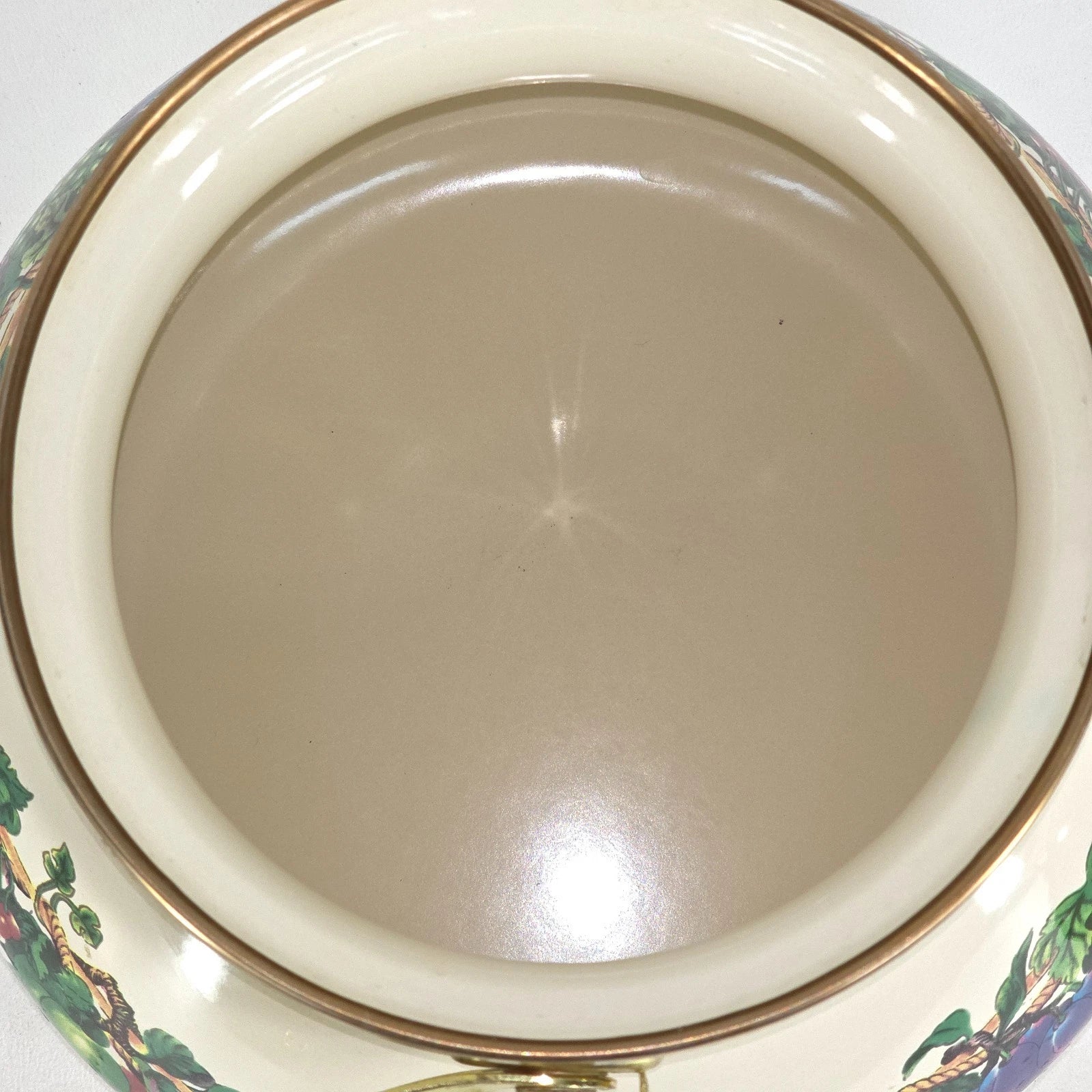 Vintage Metro Enamel Teapot Vitroceramic VHTF Fruit Handle Kitchen Collectible | eBay