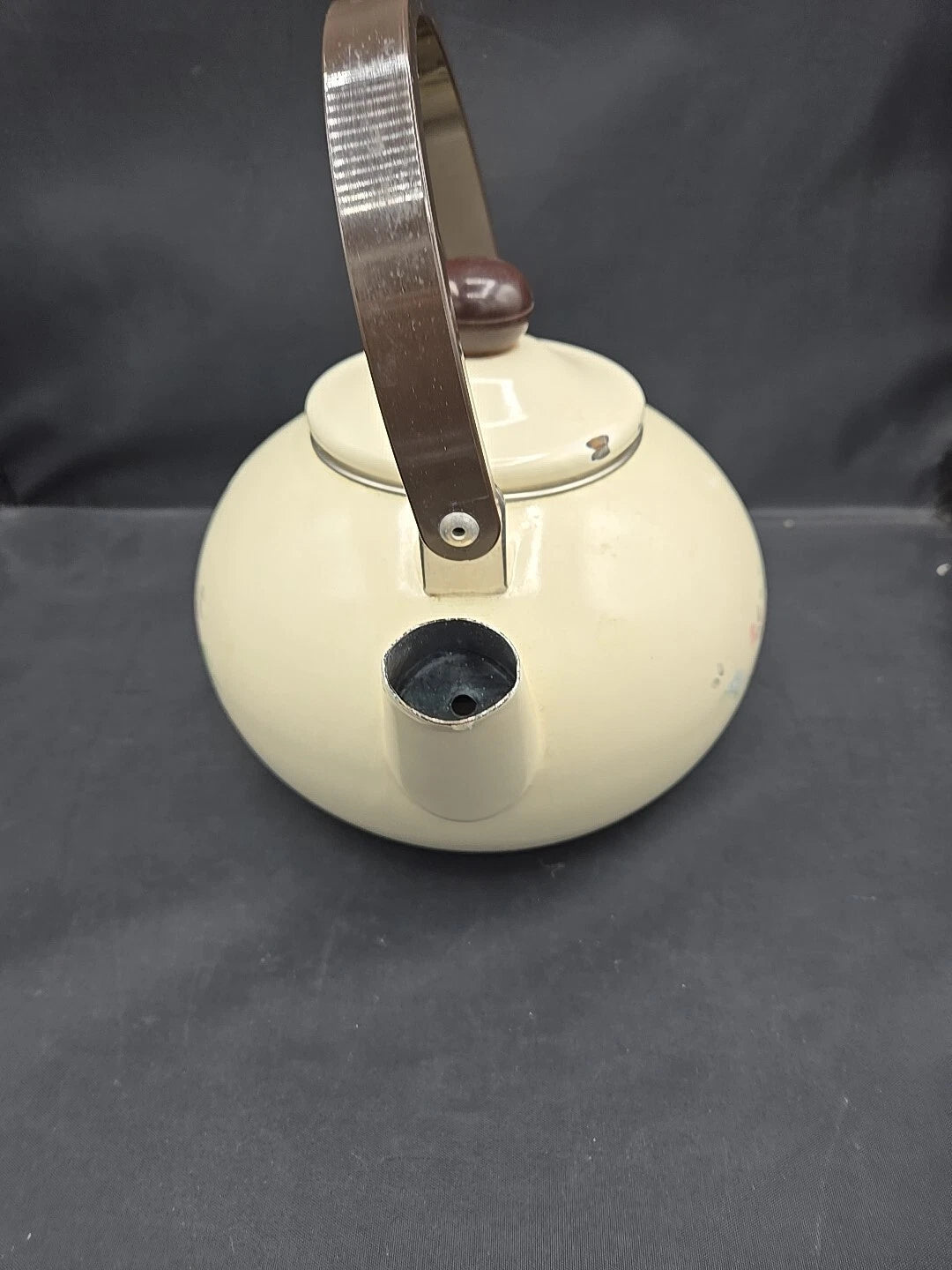 Vintage Pfaltzgraff Tea Rose Metal Enamel Tea Pot/Kettle With Lid | eBay