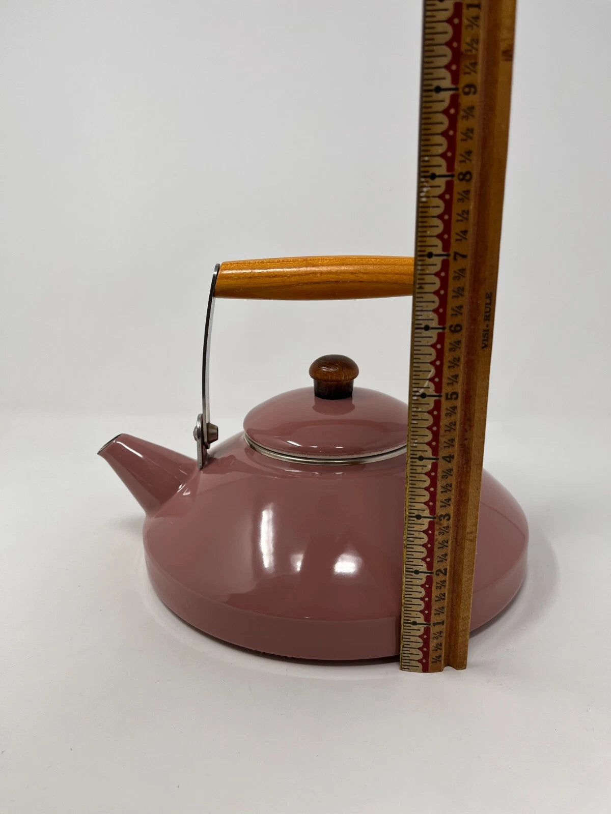 Vintage Mikasa Kettle Express Antique Rose Enamel 2.5QT MCM Tea Pot Japan | eBay