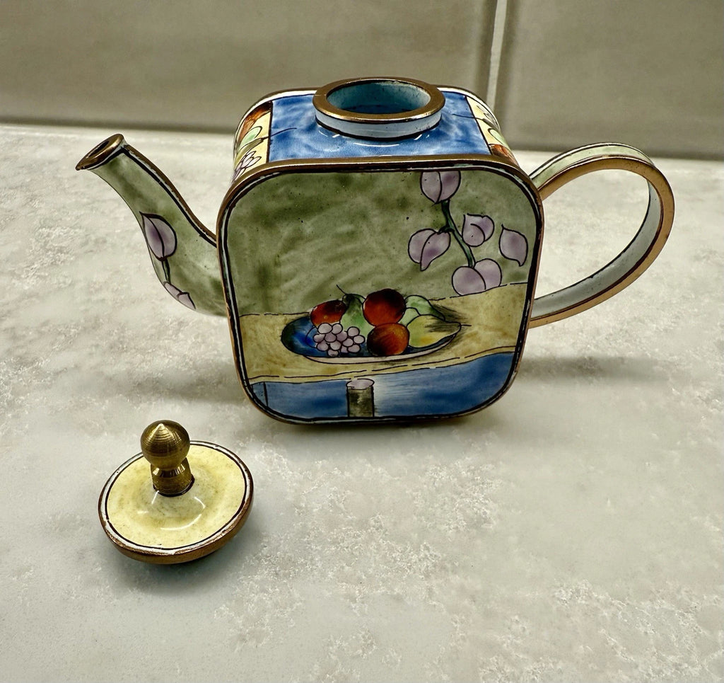 Kelvin Chen Mini Enamel Teapot Paul Cezanne #1120 Fruit Bowl ( 2001 Vintage ) | eBay