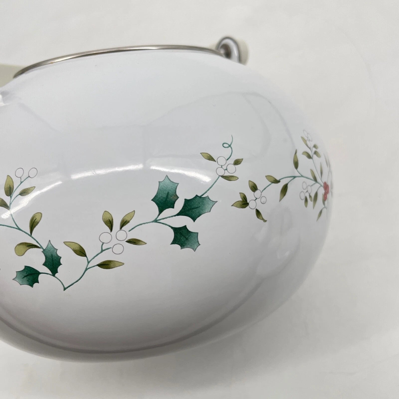 Pfaltzgraff Winterberry White 3-Quart Enamel on Steel Tea Kettle Box porcelain | eBay