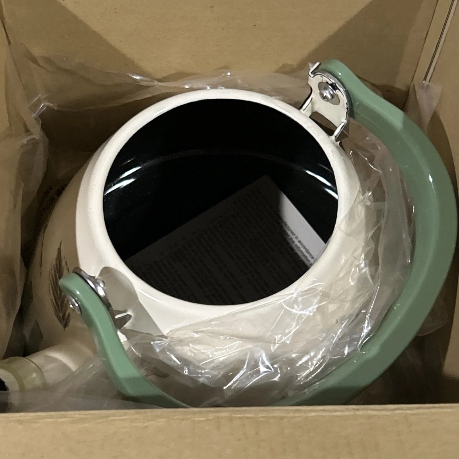 NIB 1997 Pfaltzgraff Naturewood Porcelain Enamel Tea Kettle 2.5 Quart *READ* | eBay