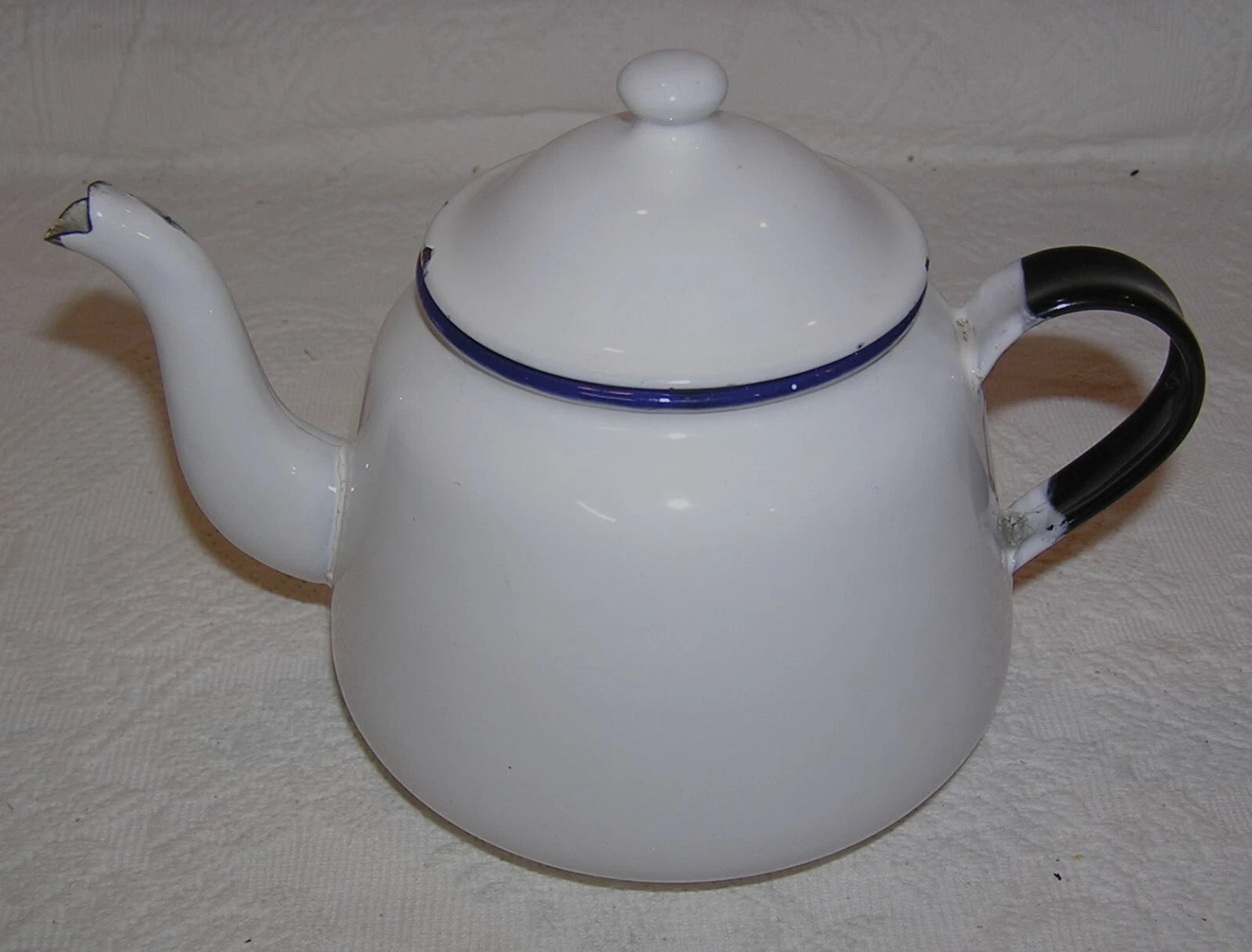 Vintage Kockums KER Sweden Blue & White Enamelware Tea Pot Kettle - 1 liter | eBay