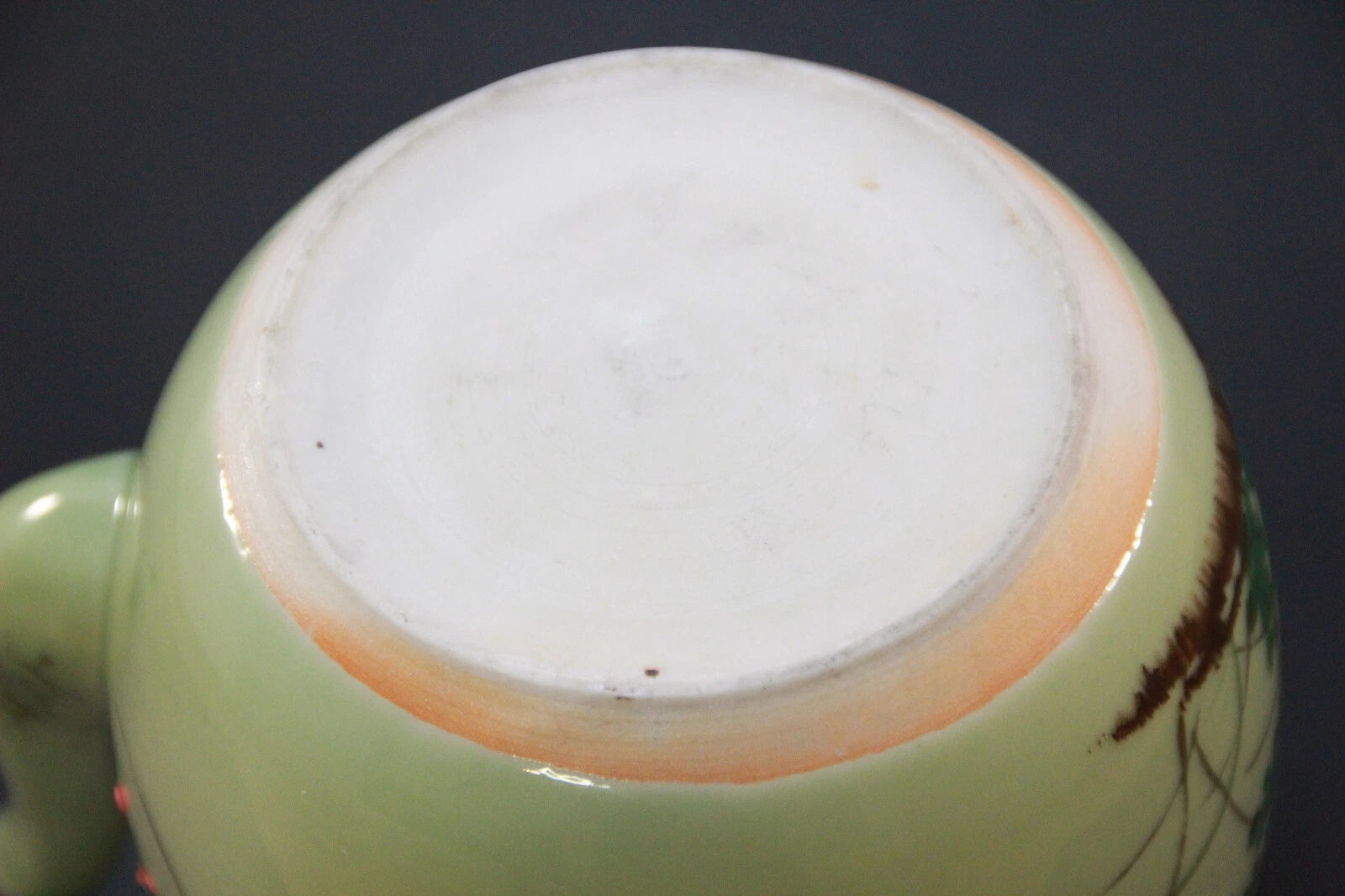 ANTIQUE JAPANESE SETO CELADON TEAPOT with HAND PAINTED ENAMEL FLOWERS MEIJI | eBay