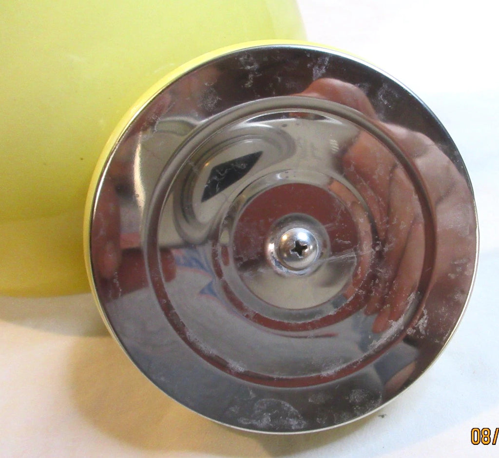 LECREUSET~YELLOW ENAMEL & BLACK WHISTLING TEAPOT~9 3/4" TALL~1.6QT | eBay