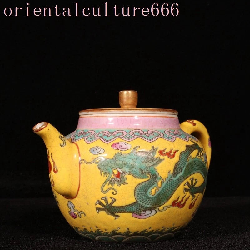 China Dynasty cloisonne enamel porcelain dragon loong Pattern Tea makers Tea Pot | eBay