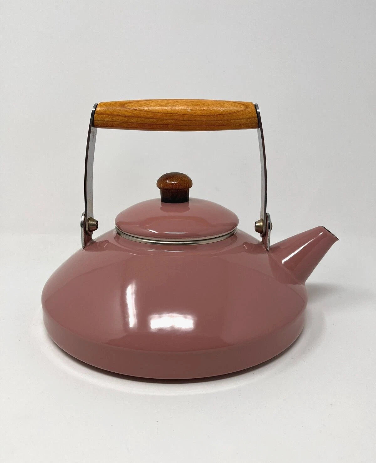 Vintage Mikasa Kettle Express Antique Rose Enamel 2.5QT MCM Tea Pot Japan | eBay