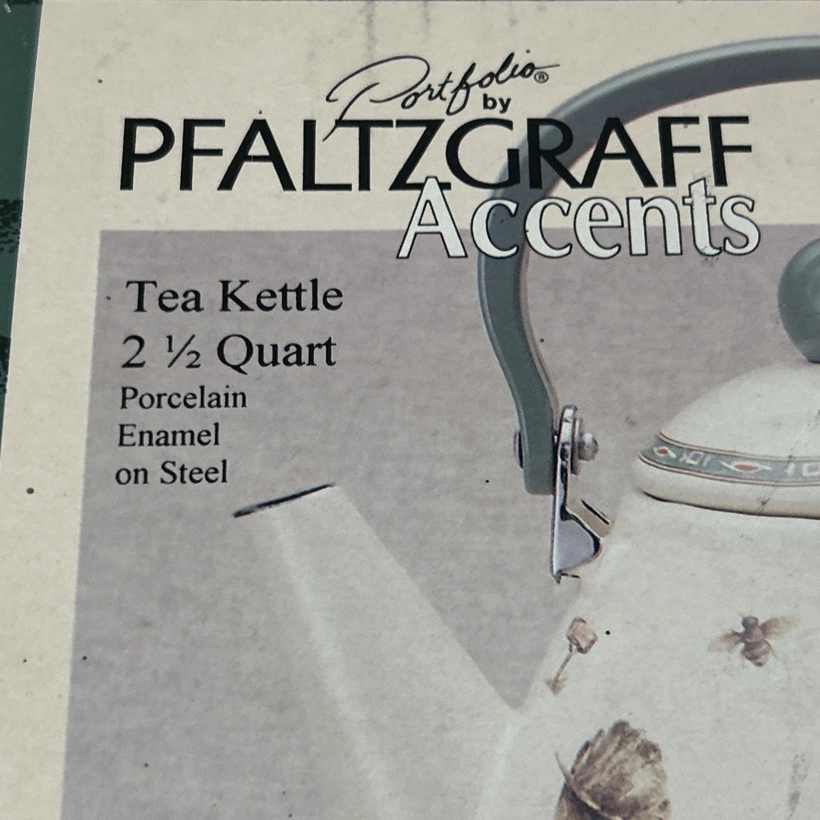 NIB 1997 Pfaltzgraff Naturewood Porcelain Enamel Tea Kettle 2.5 Quart *READ* | eBay