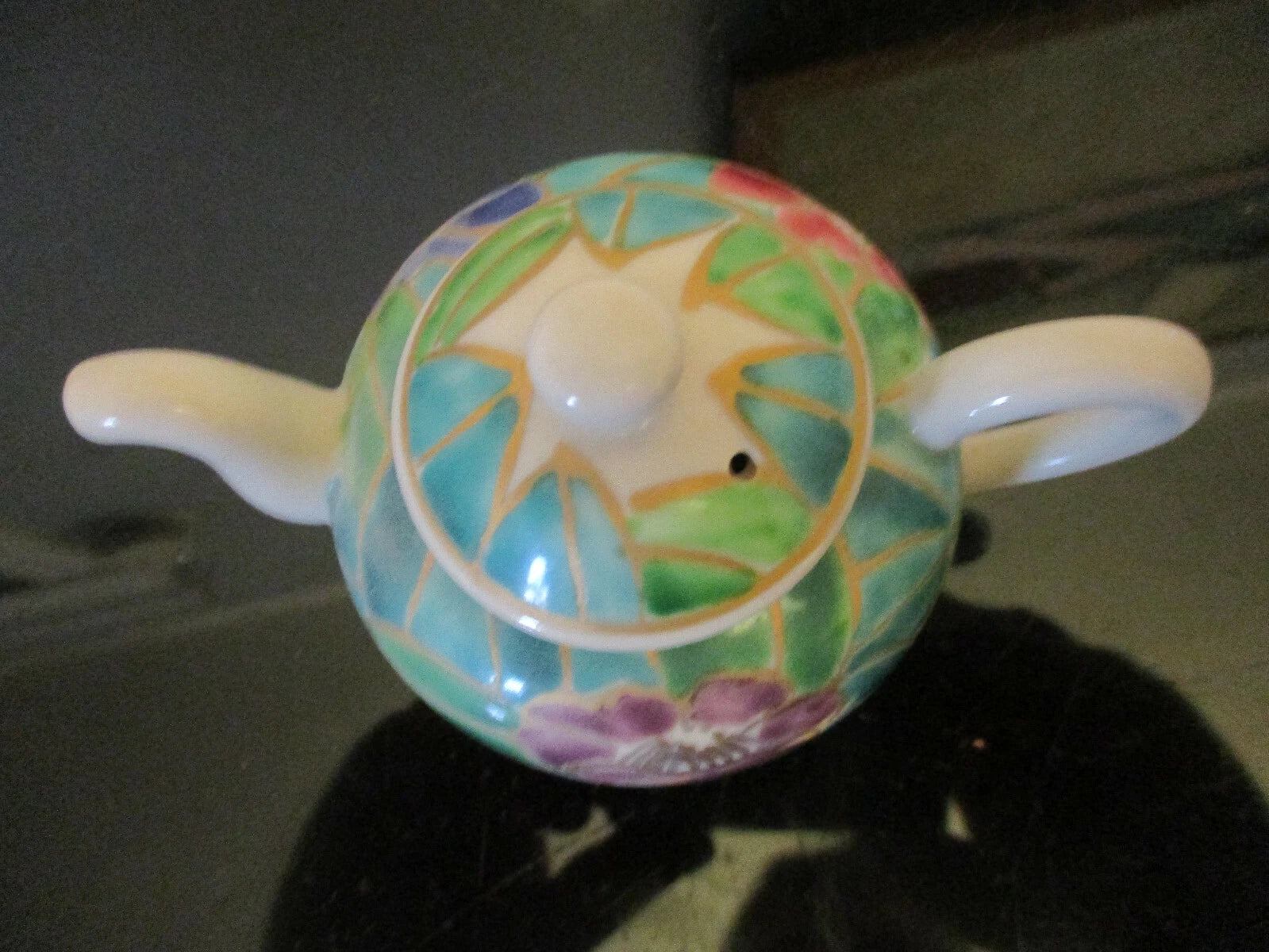 Vintage Asian Enamel Floral Gold Gilt Miniature Porcelain Tea Pot Japan? Marked | eBay