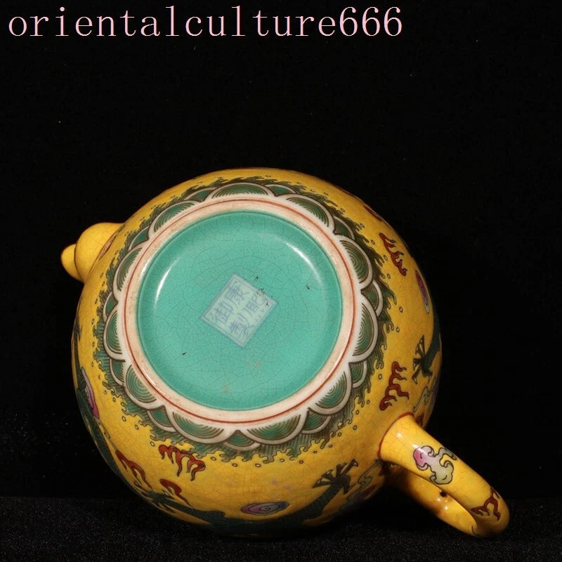 China Dynasty cloisonne enamel porcelain dragon loong Pattern Tea makers Tea Pot | eBay
