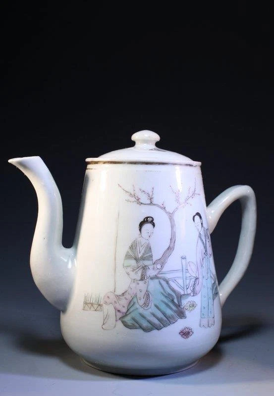 Early 20th C. Chinese Enameled Porcelain Teapot, | eBay