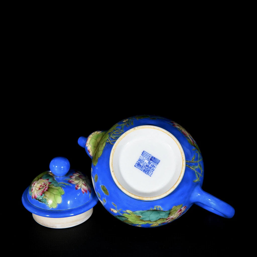 Chinese Enamel Colour Porcelain HandPainted Exquisite Flowers&Birds Teapot 25696 | eBay
