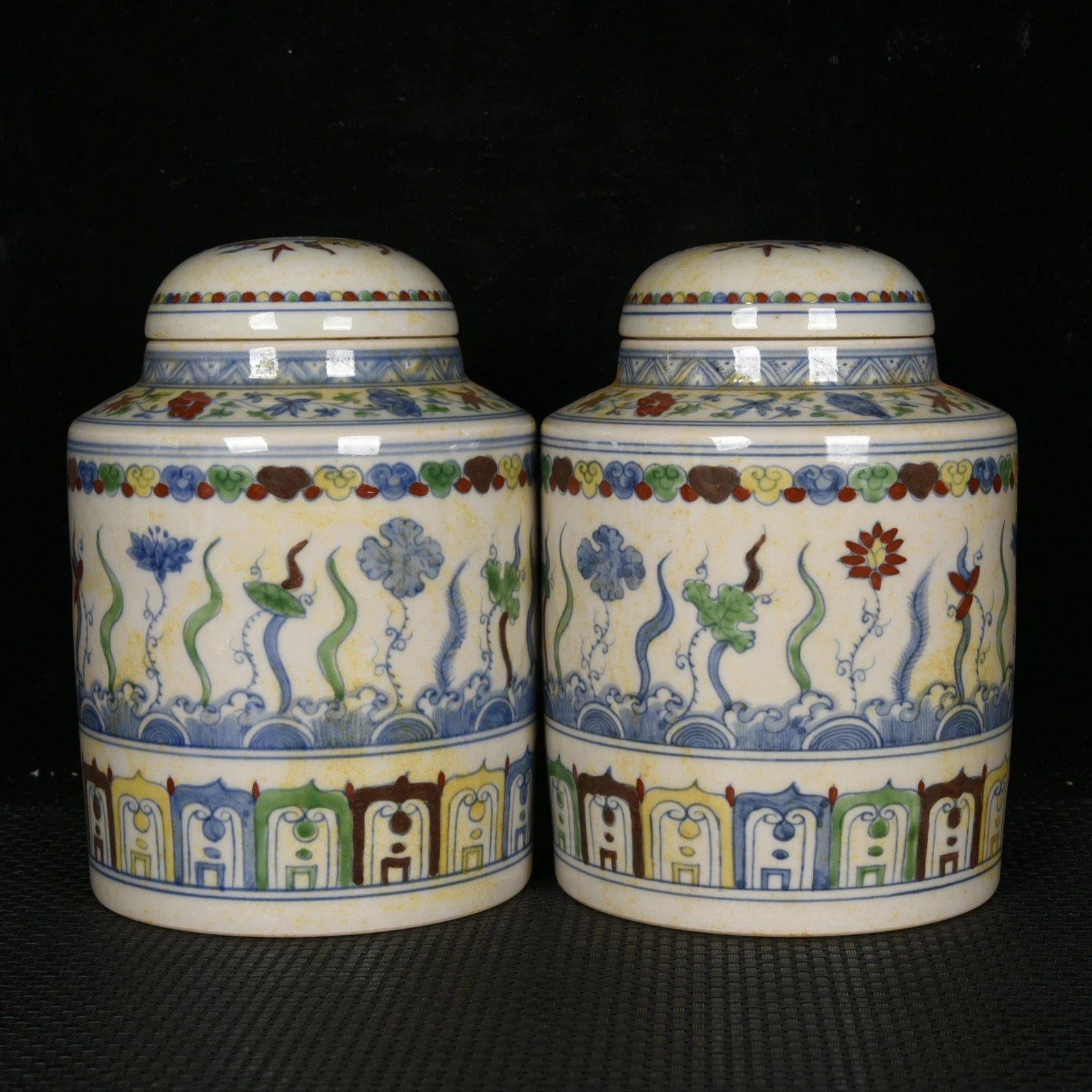 5.9" Antique dynasty Porcelain qianlong mark colour enamels Lotus flower teapot | eBay