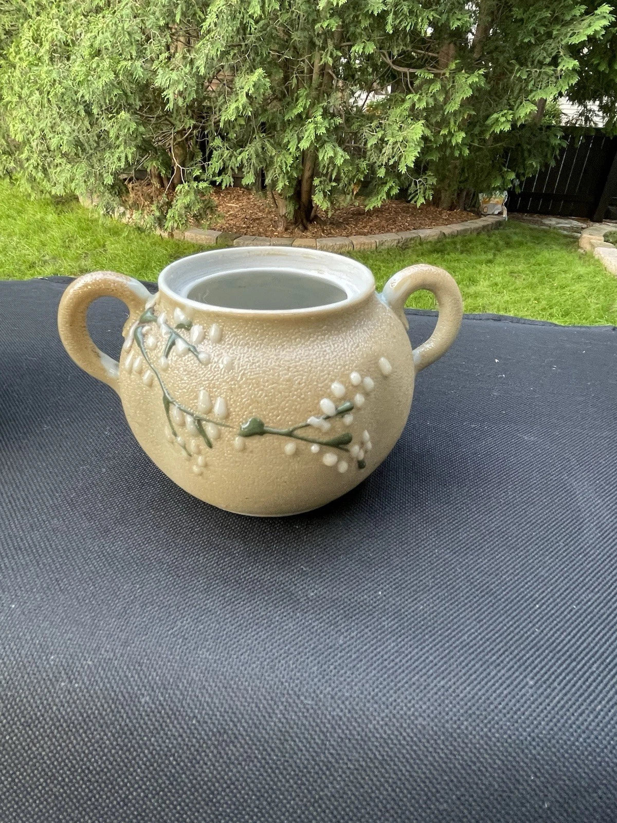 3 Pieces - Vintage Japanese Teapots Orange Peel Enamel Chinoiserie | eBay