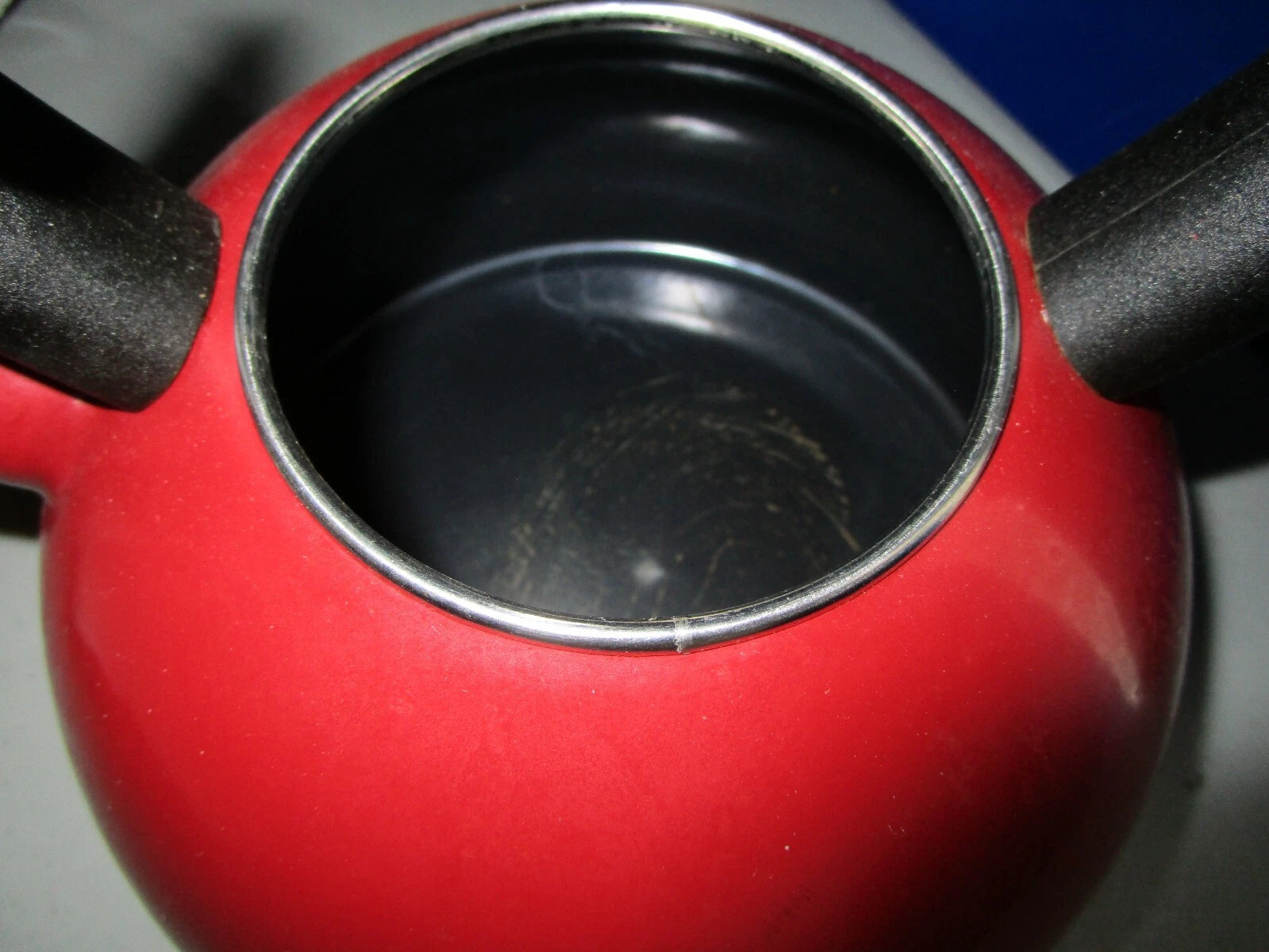 KitchenAid Whistling Tea Kettle Red 2.25 qt Porcelain Enameled Tea Pot | eBay