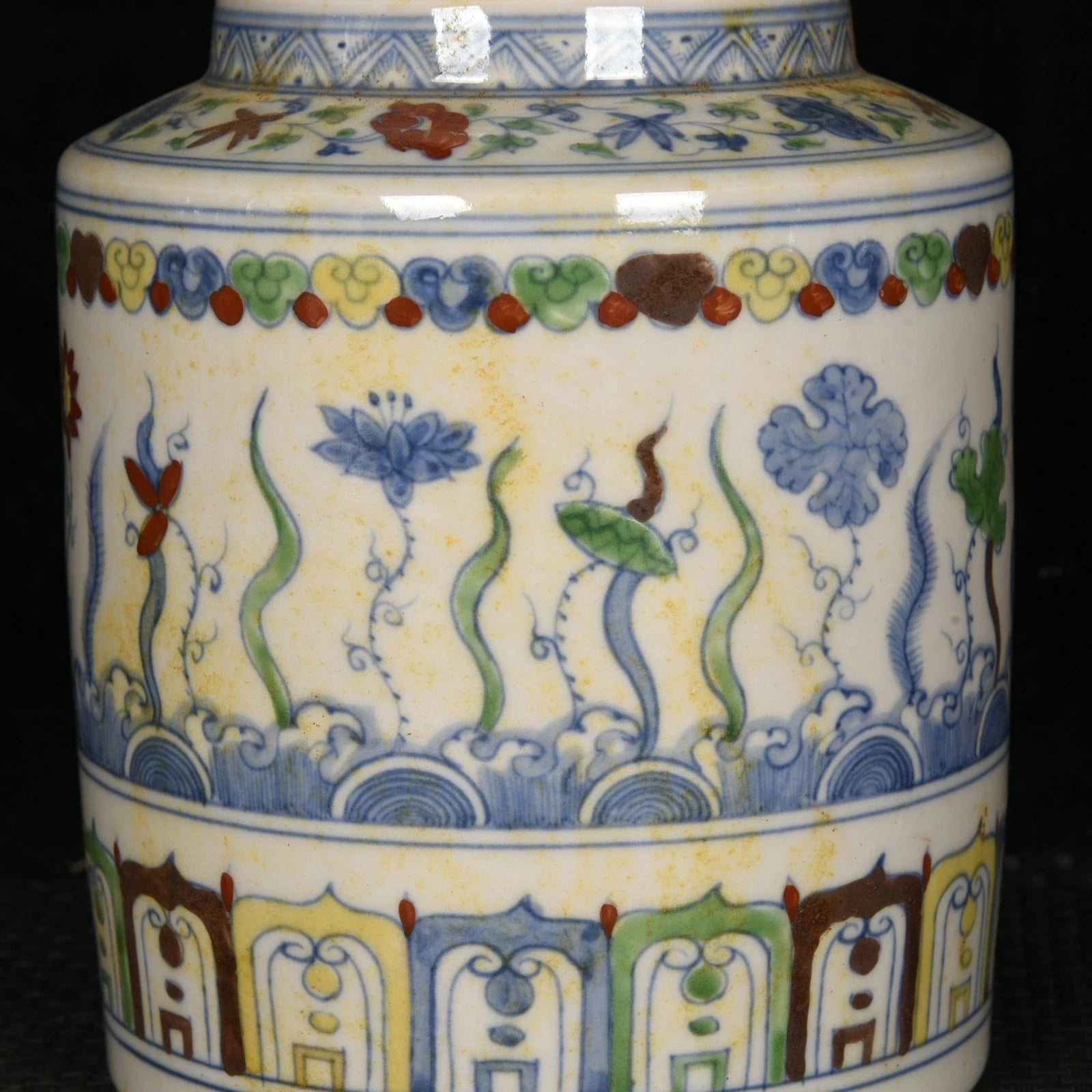 5.9" Antique dynasty Porcelain qianlong mark colour enamels Lotus flower teapot | eBay