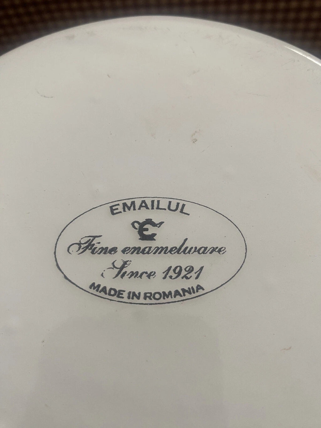 EMAILUL White w/black Enamel Gooseneck Farmhouse Teapot Kettle Made In Romania | eBay
