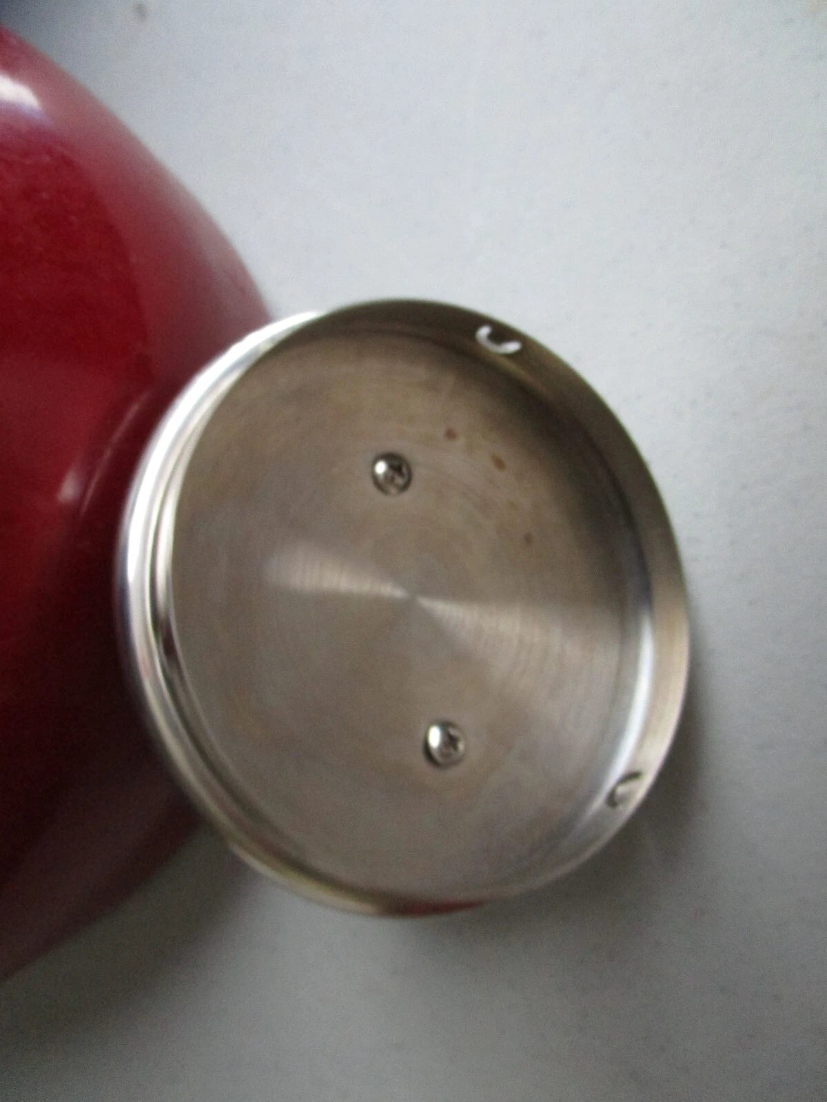 KitchenAid Whistling Tea Kettle Red 2.25 qt Porcelain Enameled Tea Pot | eBay