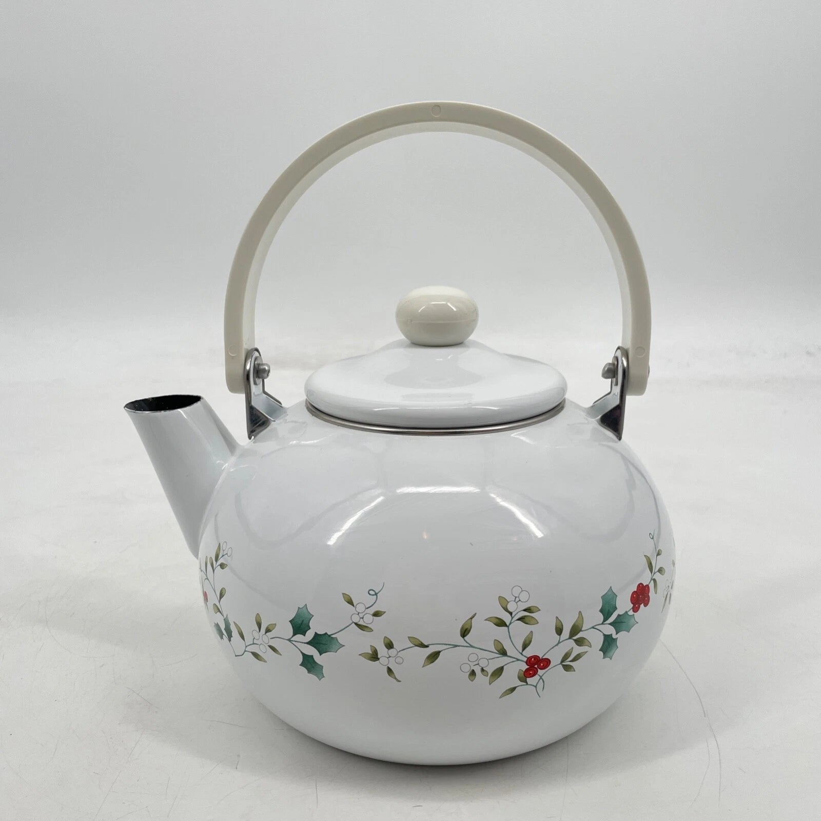 Pfaltzgraff Winterberry White 3-Quart Enamel on Steel Tea Kettle Box porcelain | eBay