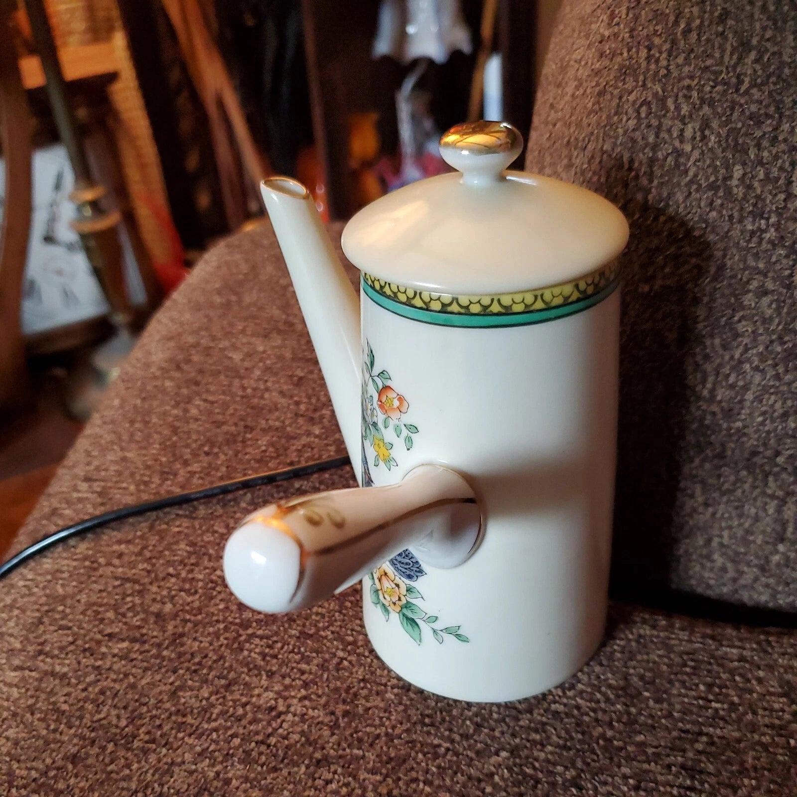 Noritake M Japan Coffee Tea Pot Gold Enameling Handpainted Coffepot Rare | eBay