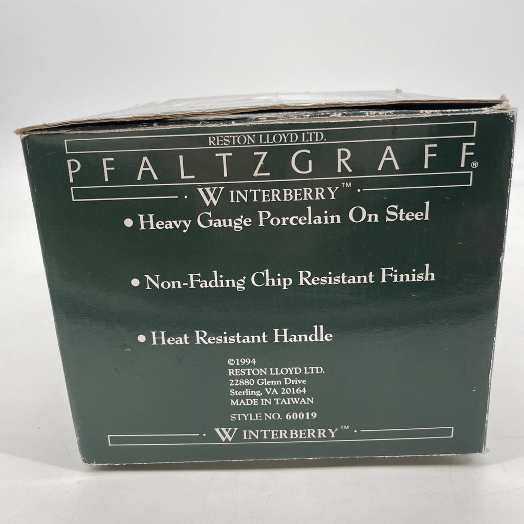 Pfaltzgraff Winterberry White 3-Quart Enamel on Steel Tea Kettle Box porcelain | eBay