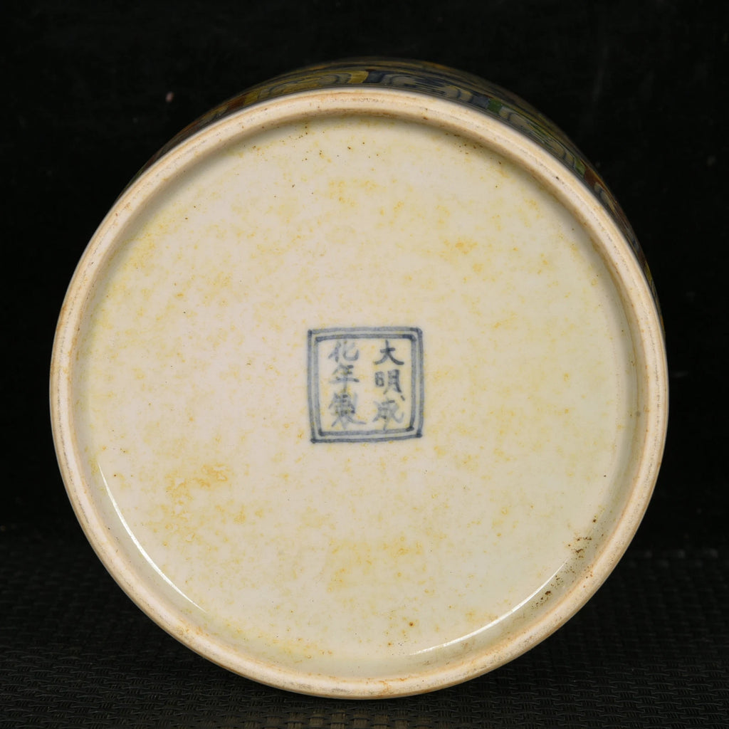 5.9" Antique dynasty Porcelain qianlong mark colour enamels Lotus flower teapot | eBay