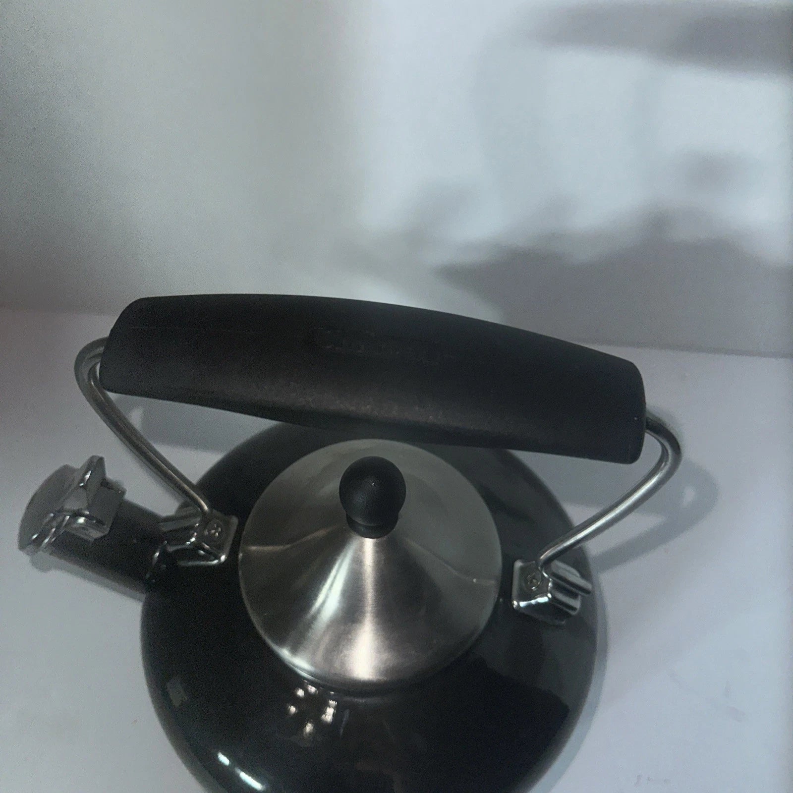 Chantal Whistling Tea Kettle Teapot Black Enamel Black Handle | eBay