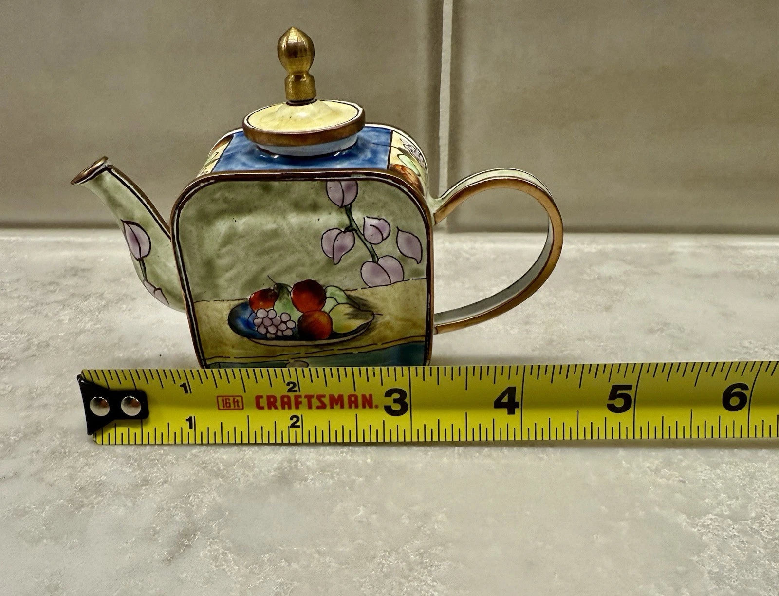 Kelvin Chen Mini Enamel Teapot Paul Cezanne #1120 Fruit Bowl ( 2001 Vintage ) | eBay