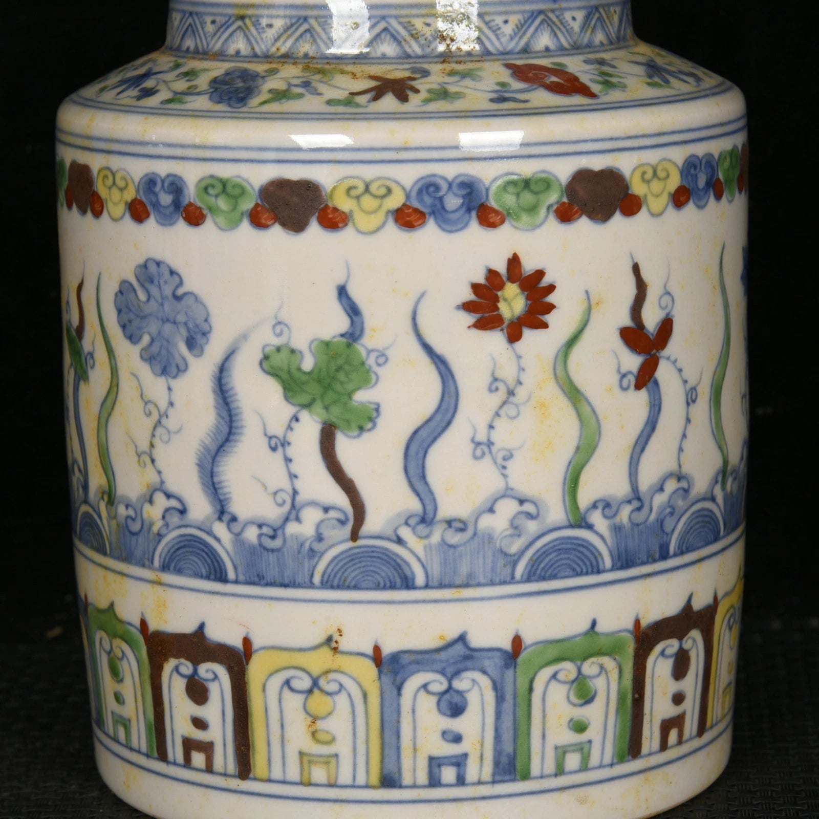 5.9" Antique dynasty Porcelain qianlong mark colour enamels Lotus flower teapot | eBay